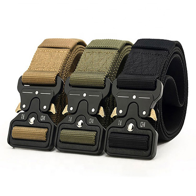 45 mm snabbkopplingsknapp utomhusjakt Nylon taktiskt bälte