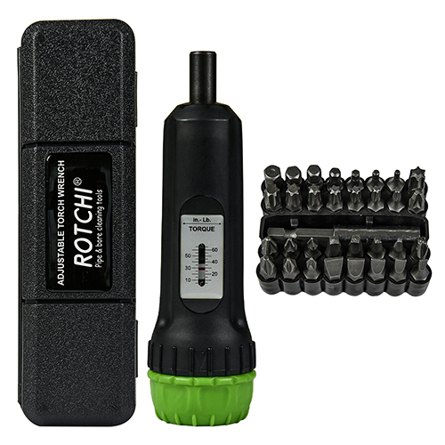 Justerbar vridmomentskruvmejsel 1/4