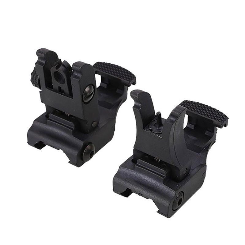 AR-15 Rapid Tactical främre och bakre AR15 delar Flip-up Back-up Sikte Set AR 15 Sikter för jakt
