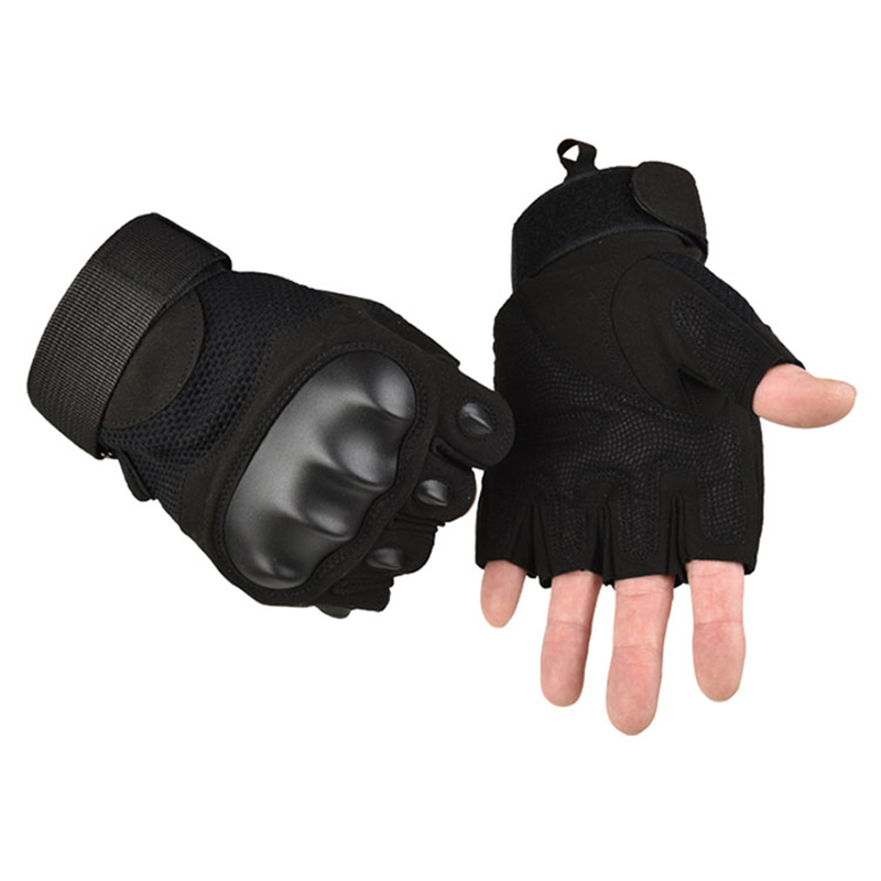 Cykling Motorcykel Fingerless Half Finger Handskar Militärhandskar Army Tactical Hand Jakthandskar
