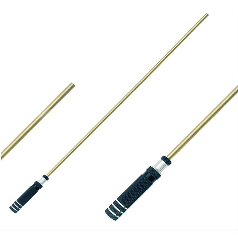 Pistolrengöringsstav i ett stycke Långt roterande handtag i aluminium 4 mm 5 mm 6 mm 7 mm