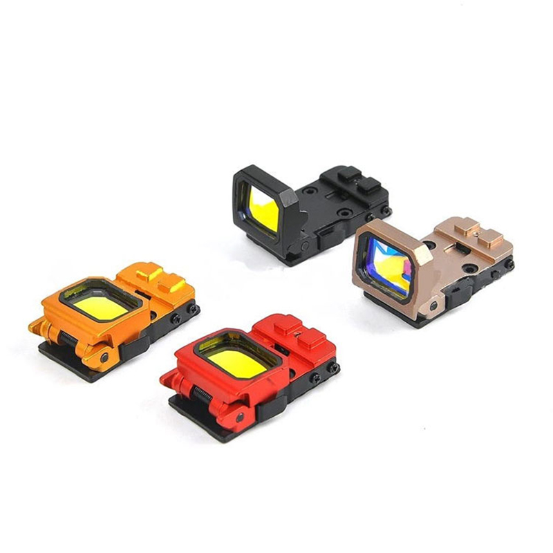 Mini Vikbar Red Dot Holographic Reflex Sikte Scope Pistol Rmr Flip Up Red Dot med 20 mm fäste
