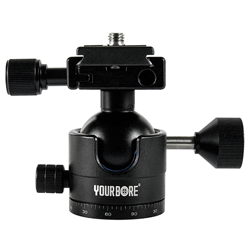 Dubbelkäke sluten pistolfixtur skjutstativfäste med Arca Swiss styrskena skruvhål, stativkulhuvudsfäste