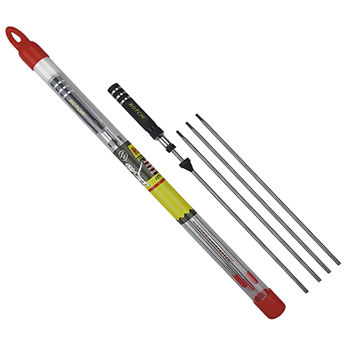 Gevär & Airgun Kit 4 sektioner Tube packad