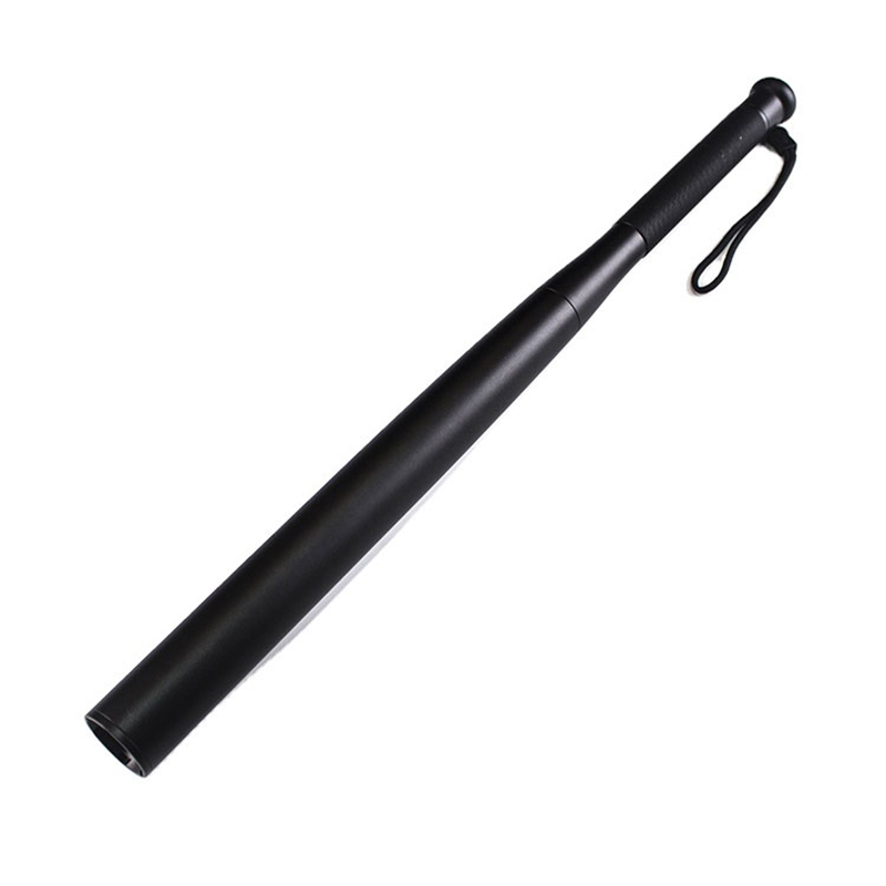 Självförsvar LED aluminiumlegering polis baseball ficklampa