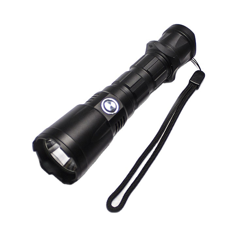 Taktisk ficklampa 3500 Lumen Long Endurance LED Uppladdningsbar ficklampa
