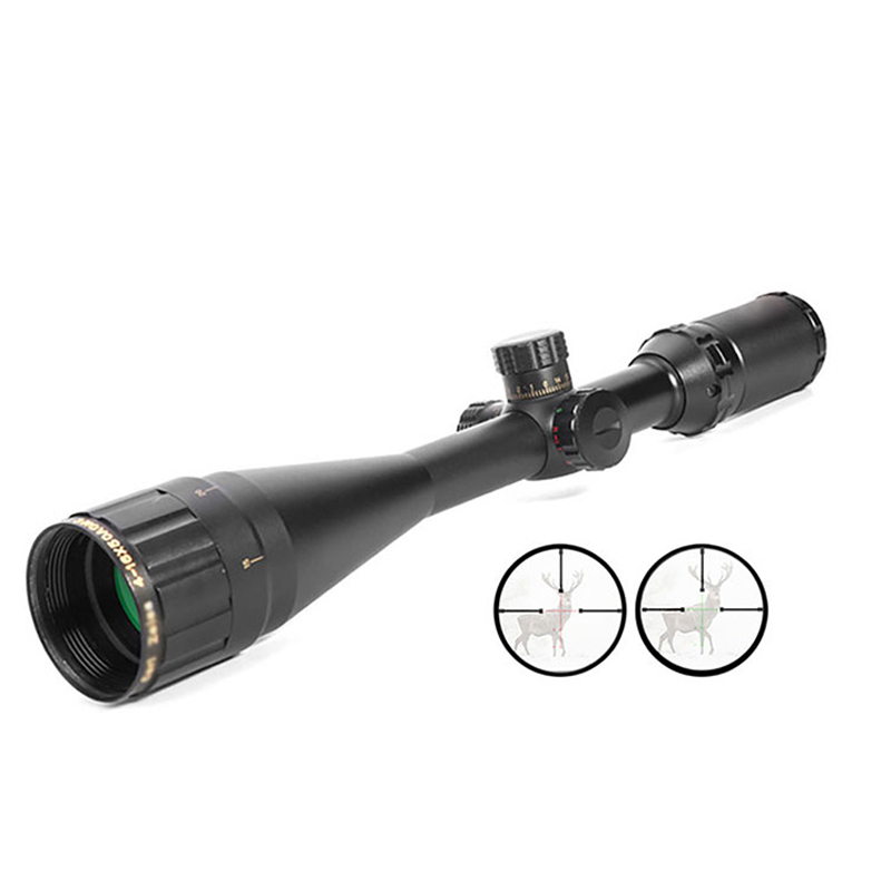 Taktisk Röd Grön hårkors Recticle Luftkikarsikte 4-16x50 Gun Jaktkikare Vapen Army Air Rifle Optiskt sikte