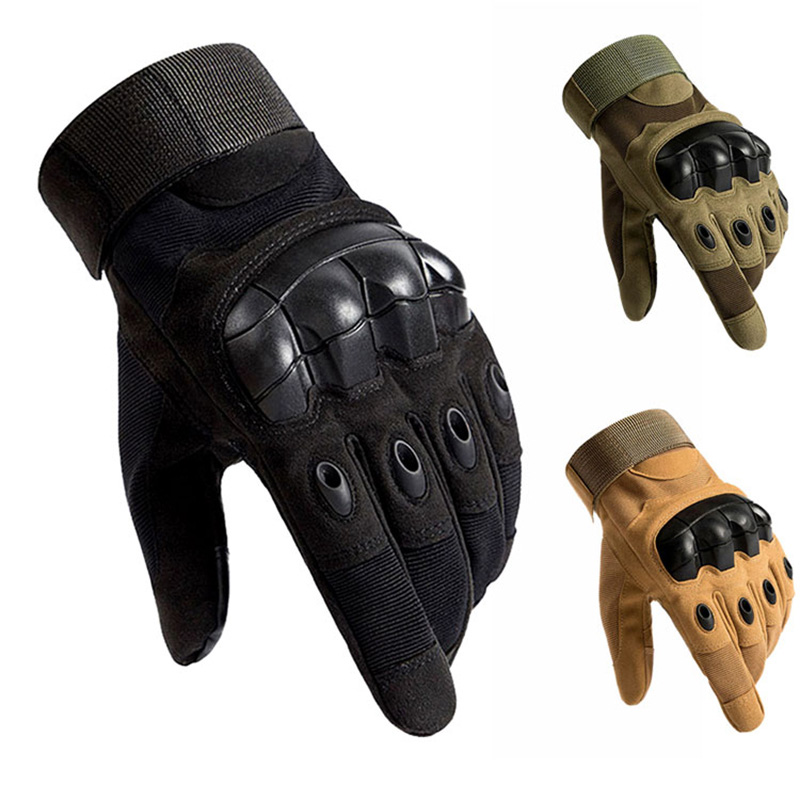 Pekskärm Hård Knuckle Taktisk handske Armé Militär strid Airsoft Utomhussport Cykling Paintball Jakt Helfingerhandskar